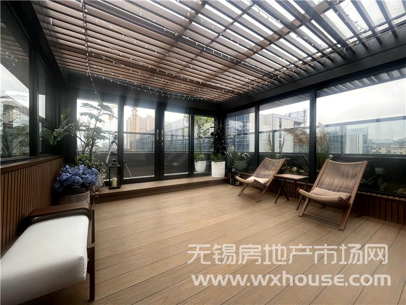 180㎡上疊戶型樣板間露臺