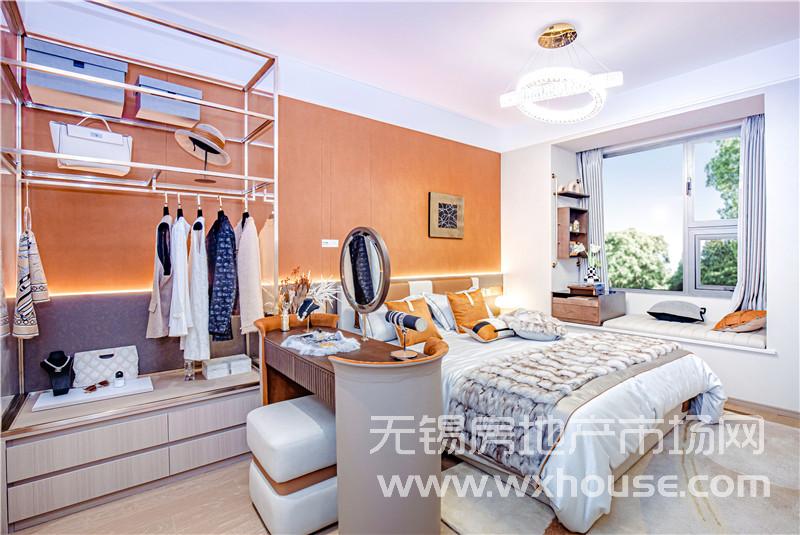 128㎡戶型樣板間主臥