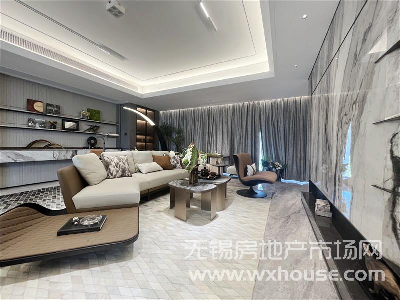 180㎡戶型樣板間客廳