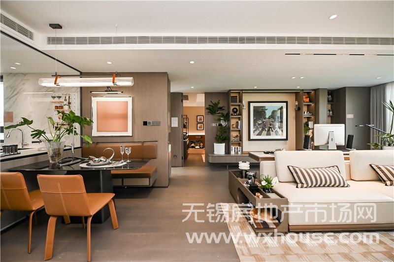 96㎡戶型樣板間餐客廳
