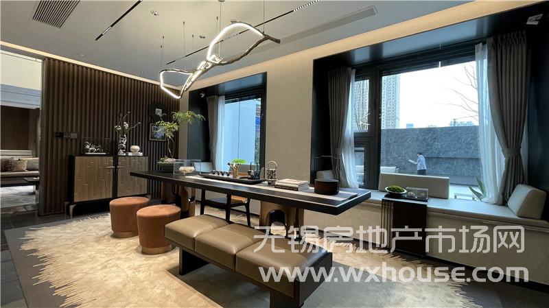疊墅285㎡下疊樣板房一層茶室